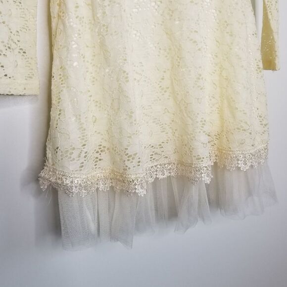 LACE Casual Summer Spring Dress Long Sleeve - Picture 8 of 14